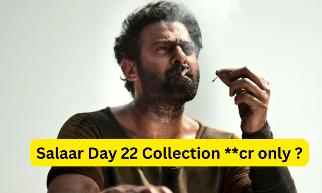 Salaar Box Office Collection Day 22 Sacnilk, Salaar Box Office Collection Day 22